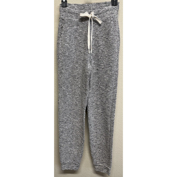 Offline By Aerie Waffle Joggers Sweatpants Size S Long Gray Cream 30" L - Picture 1 of 12